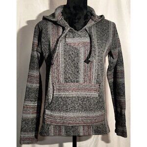 Original Senor Lopez Baja Woven Hoodie, Surfer Sweatshirt, Size Medium